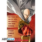 One punch man - entrainement - poster '91x61'
