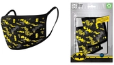 Dc comics - batman camo yellow - set de 2 masques visage