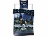 Harry potter - parure de lit 140x200cm - hedwig '100% coton/flanelle'