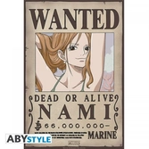 Poster- one piece- wanted nami new- 52x35