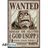 Poster- one piece- wanted usopp new- 52x35