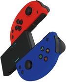 Gioteck - jc20 controllers pour nintendo switch rouge foncé&bleu foncé