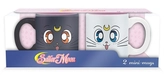 Sailor moon - luna & artemis - set de 2 mugs à espresso 110ml