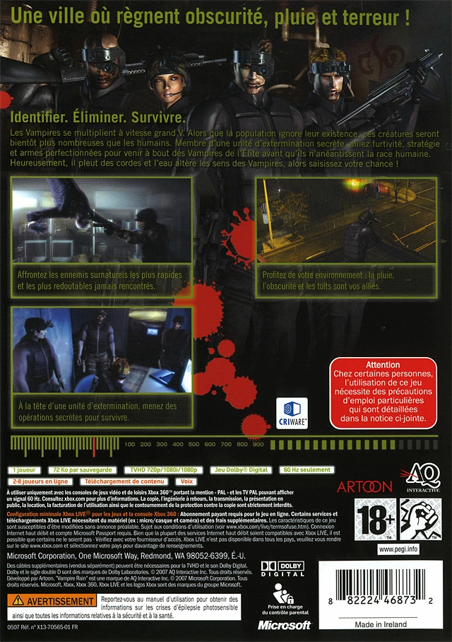 Vampire Rain - XBOX 360