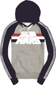 Star wars - blue and grey men's hoodie l