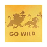 Coussin le roi lion - le jeune simba, pumba, timon et zazu