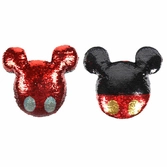 Coussin mickey mouse à sequins réversibles