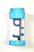 Puresecure - crochet de sécurité sans contact multi usage bleu mat