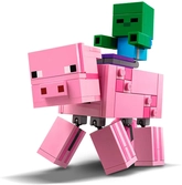 Lego - Minecraft 21157 - Bigfigurine Cochon et Bébé Zombie