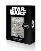 Star wars - hoth planet scene - lingot en métal collector