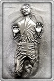 Star wars - han solo in carbonite - lingot en métal collector