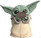Star wars mandalorian - the child eating bowl figure