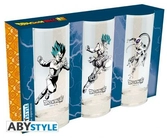 Dragon ball super - set de 3 verres 290ml