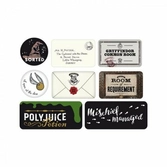 Harry potter - artéfacts de poudlard - set d'aimants en epoxy