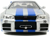 Brian's Nissan Skyline GT-R (R34) 21:24 Jada Toys -  Fast 2 Furious