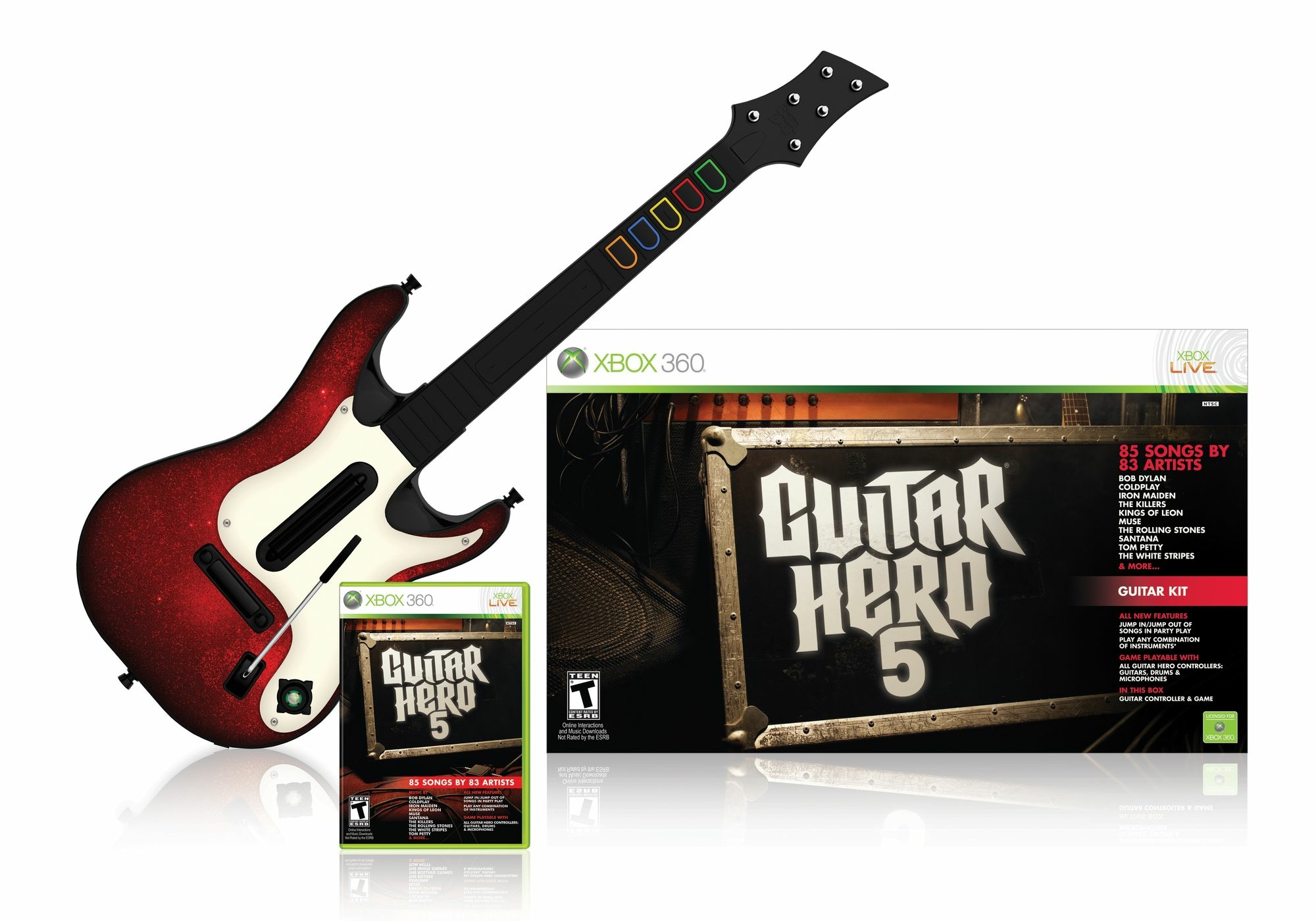 Guitar Hero 5 Guitare Xbox 360