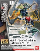 Gundam - hg 1/144 ms option set 8 & sau mobile worker - model kit