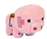 Minecraft - peluche happy explorer - saddled pig - 11cm