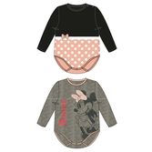 Disney - pack de 2 bodies minnie - (3 mois)