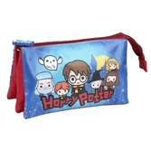 Harry potter - trousse 3 zippers - b