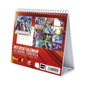 Dragon ball super - calendrier de bureau 2021 '17x20cm'