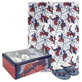 Marvel - coffret en metal - plaid et chaussons - (5/6 ans)