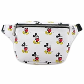 Disney - sac banane mickey print faux leather 'loungefly'