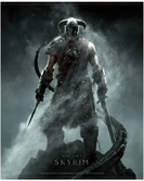 Skyrim - wallscroll 77x100 - dragonborn