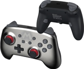 Power a - wired enhanced controller silver mario  for nintendo switch