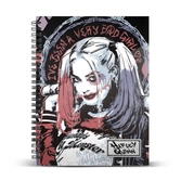 Harley quinn - crazy - cahier a5