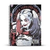 Harley quinn - crazy - cahier a4