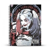 Harley quinn - crazy - cahier a4