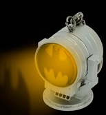 Dc comics - bat-signal - porte-clés 3d premium