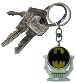 Dc comics - bat-signal - porte-clés 3d premium