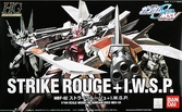Gundam - hg 1/144 strike rouge msv mbf-02 + i.w.s.p. - model kit