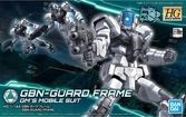Gundam - hgbd 1/144 gbn-guard frame build divers - model kit