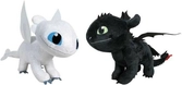 Peluches dragons toothless & light fury 40cm