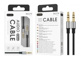 Câble audio 3,5 mm mâle/mâle - 1m - connecteur métallique - noir b6279