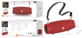 Enceinte bluetooth eora - 2x5w f6489 - micro sd/usb/fm/tf/aux - batterie 1200mah - rouge