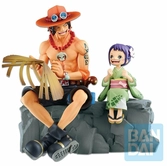 One piece - ace & otama - figurine memorial vignette 20cm