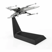 Star wars - x-wing - figurine en étain sur socle