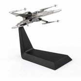 Star wars - x-wing - figurine en étain sur socle