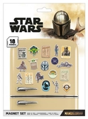 The mandalorian - bounty hunter - set de magnets