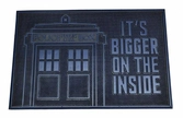Doctor who - tardis - paillasson caoutchouc '40x60cm'