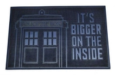 Doctor who - tardis - paillasson caoutchouc '40x60cm'