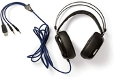 Casque Gamer NEDIS GHST300BK basses puissantes connecteurs usb et 3,5mm