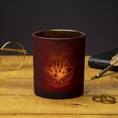 Harry potter - hogwarts - bougeoir en verre