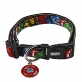 Marvel - collier chien - s (longueur 30-45cm - largeur 2cm)