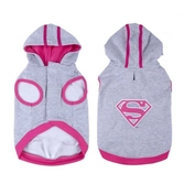 Supergirl - hoodie chien - m (long. 36cm - tour de taille 58-66cm)