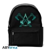 Assassin's creed valhalla - sac à dos haches et blason valhalla
